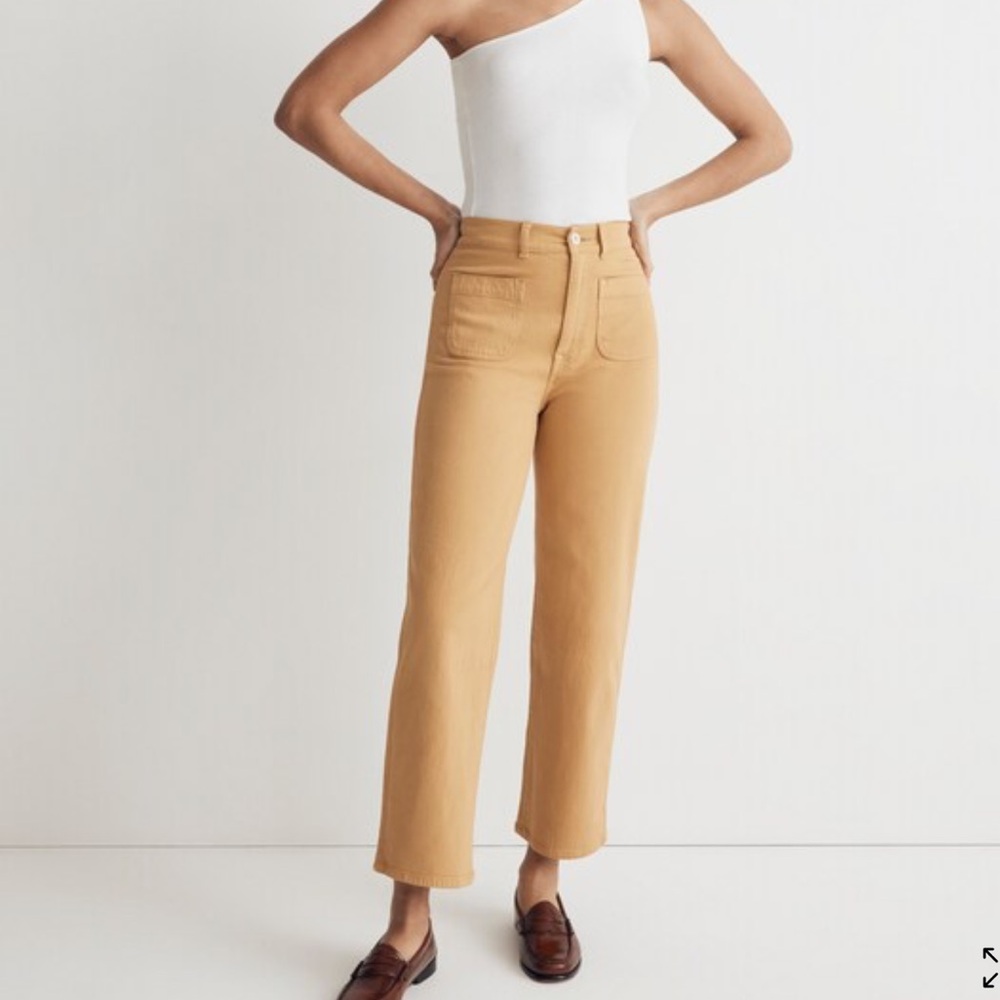 Madewell Petite Emmett 2.0 Wide-Leg Crop Pants - 14W